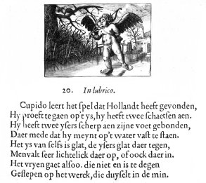 Embleem uit Heinsius' Ambacht van Cupido (1613)