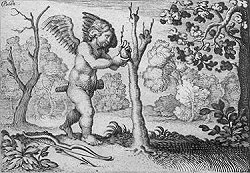 Embleem uit Heinsius' Ambacht van Cupido